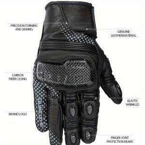 Premium Motorcycle Gloves For Men & Women - Maximum Comfort & Protection For Motorbike Riding!