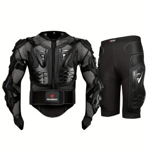 Motorcycle Armor Suit 1PC Motocross Jacket+1PC Motorcycle Shorts Men Women Body Armor Motorcycle Armor Bicycle Racing Jacket Riding Shorts Motorbike Moto Protection S-3XL