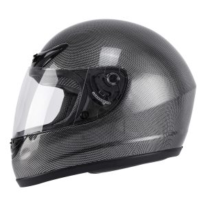 TCMT Motorcycle Carbon Fiber Flip Up Full Face Street Adult Helmet DOT S M L XL